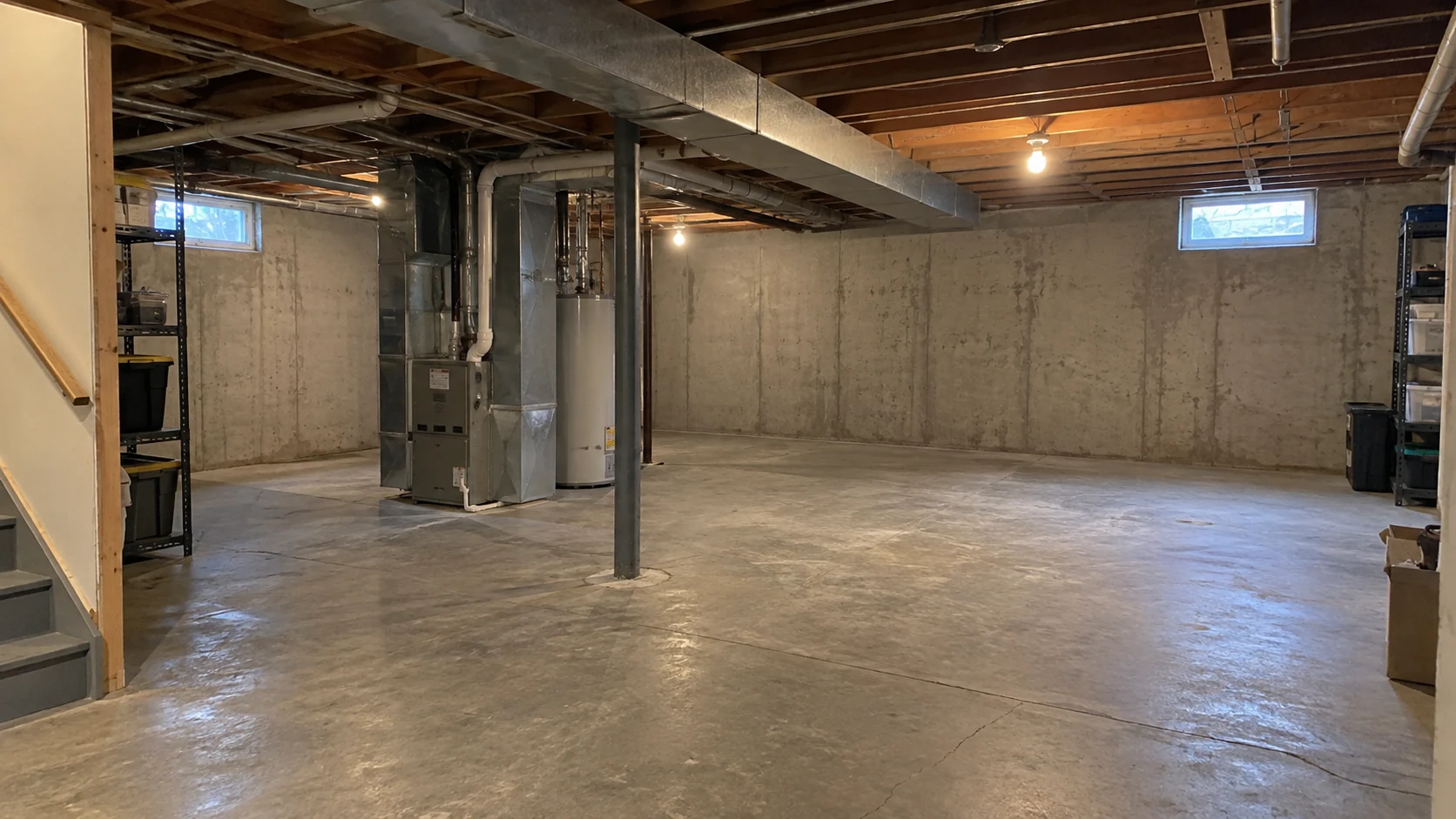 Basement Finish Before Twin Cities