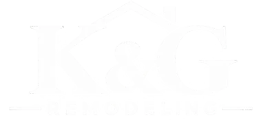 K And G Remodeling Logo White Web